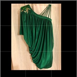 Hailey Logan one shoulder dress